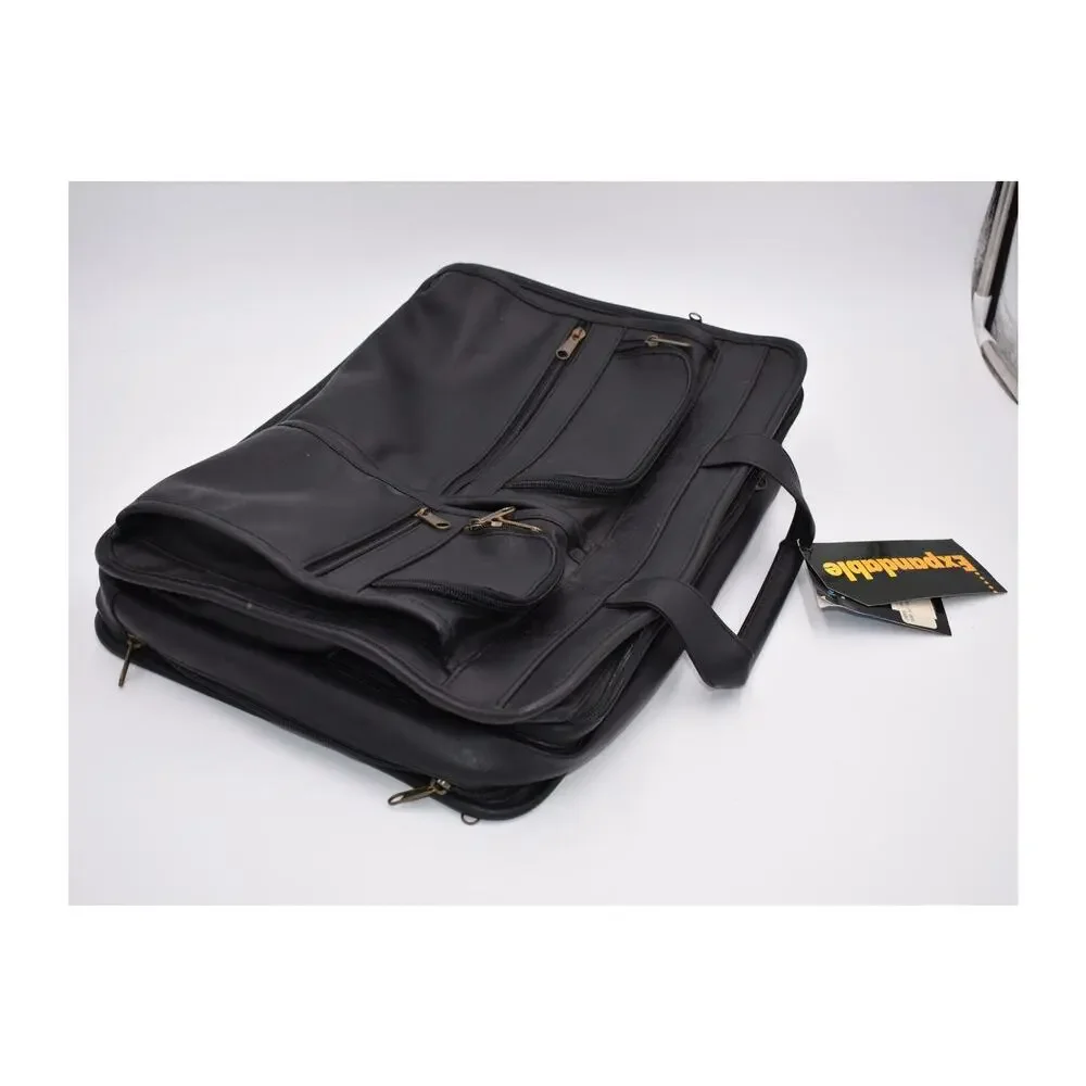 Expandable Black Briefcase NWT -- DuraTec -- 16.5